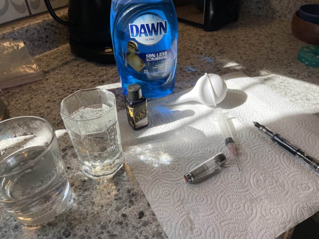 fountain pen cleaning tools